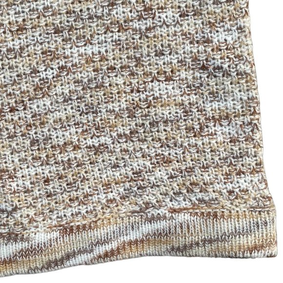 American Rag Oatmeal Brown Longline Loose Knit Open Front Cardigan-Sweater-S - Picture 7 of 15